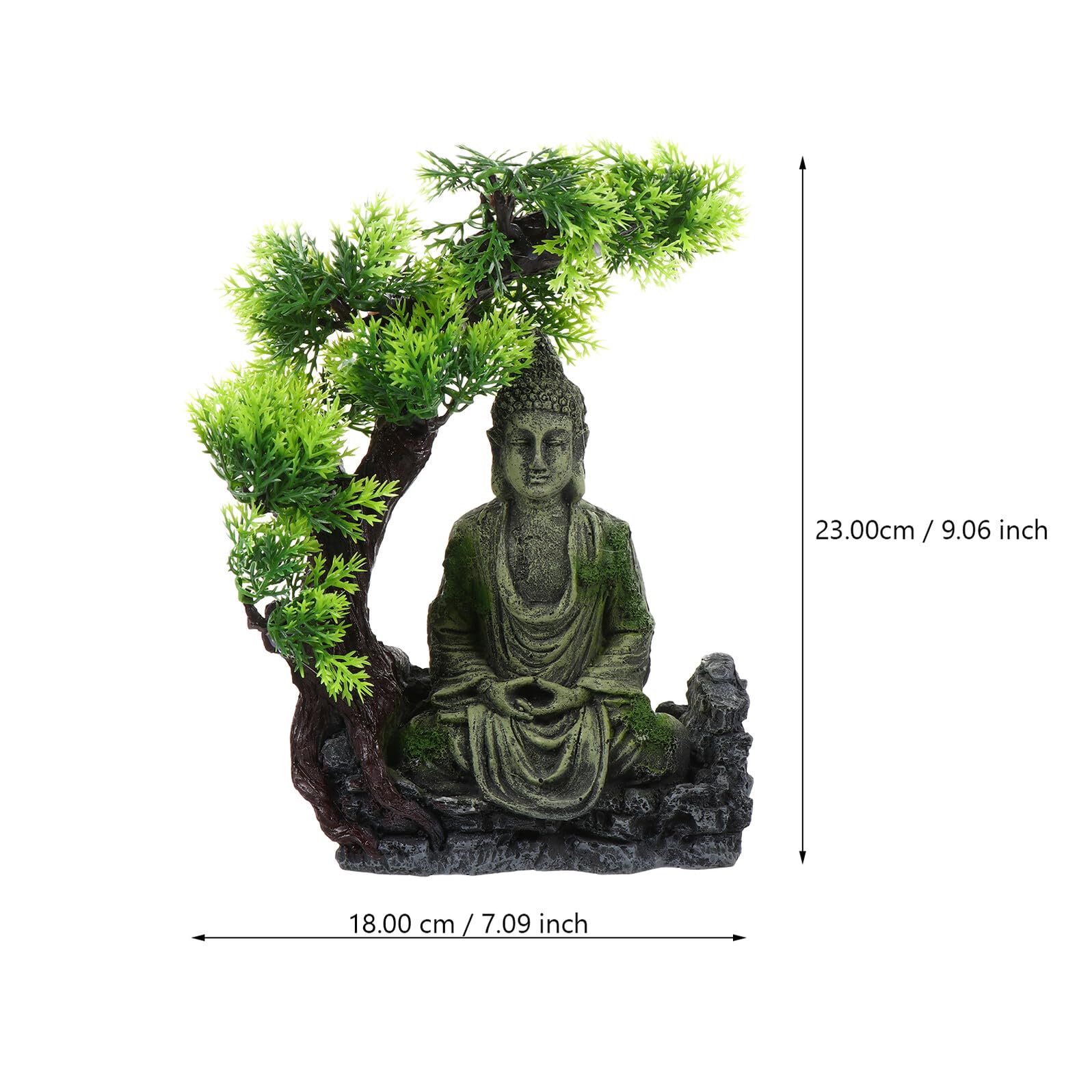 Estatua de de Resina para Acuario Adorno para Peceras Decoración de Paisaje Acuático para de Peces y Reptiles Duradero y Antiguo