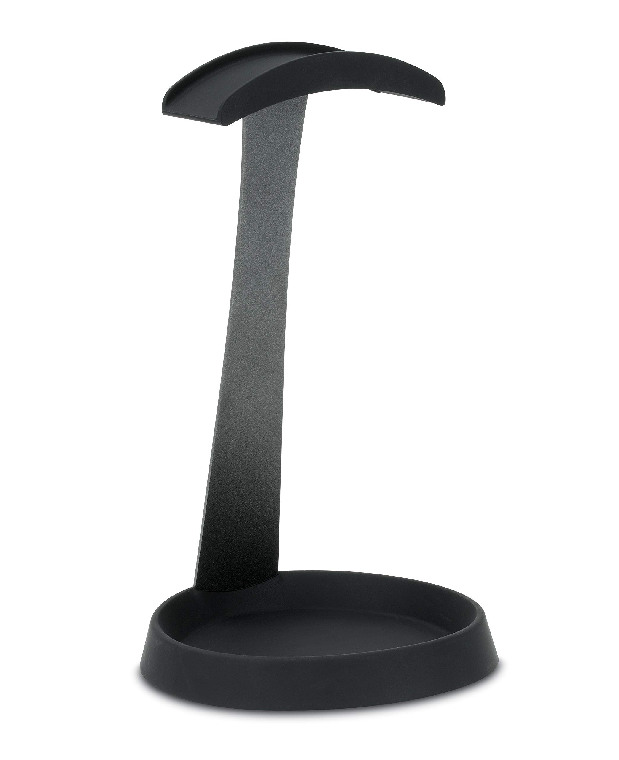Dynavox supporto per cuffie KH‑1000, supporto universale con corpo in metallo per gaming‑headset e cuffie over‑ear, con appoggio in silicone per l’archetto e vano per il cavo, nero