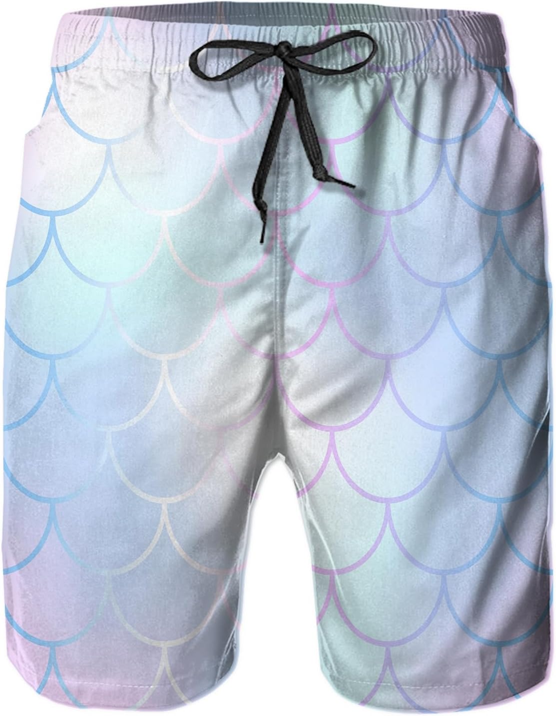 Mens Swim Trunks with Mesh Lining,Quick Dry Board Shorts Beach Pants Swimwear Bathing Suits