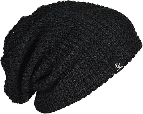 Miniatura 1 de FORBUSITE Mens Slouchy Long Oversized Beanie Knit Cap for Summer Winter B08