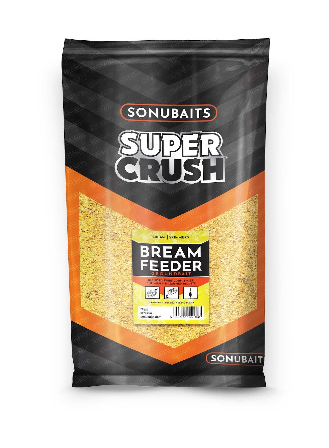 Sonubaits Supercrush Bream Feeder Groundbait - Lokvoer - 2 kg