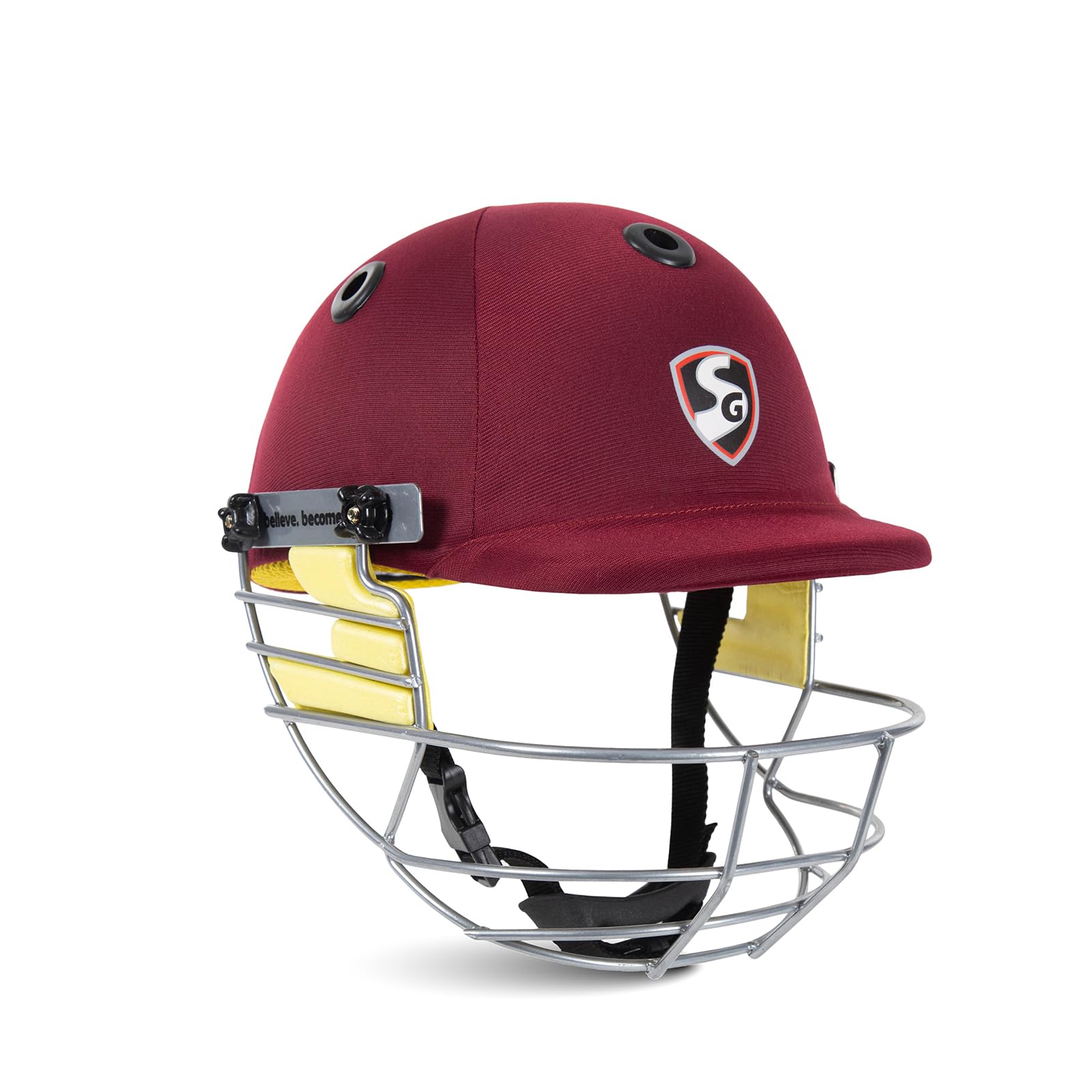 SG Blazetech Cricket Helmet - Yellow Large -10