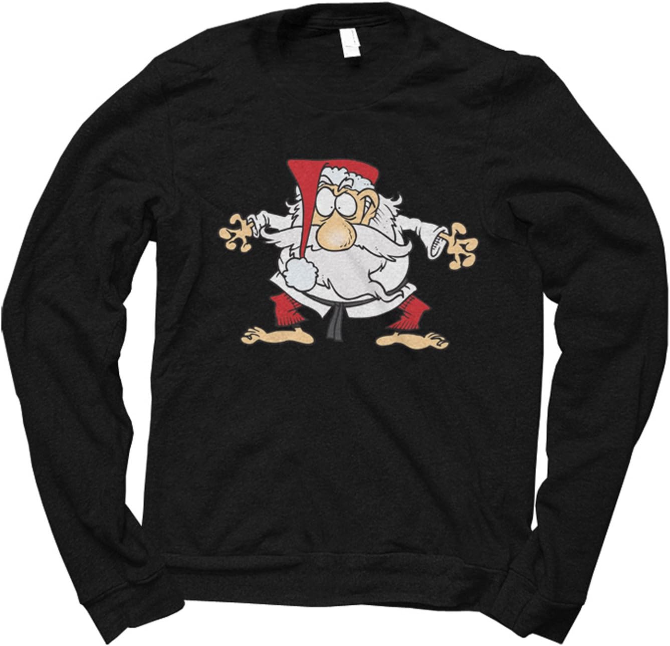 Dope Apparel Santa Judo Karate Christmas Black Jumper