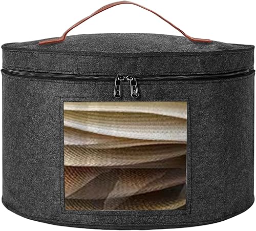 Cajas de almacenamiento para sombreros para mujeres y hombres, cajas de almacenamiento plegables para sombreros, caja de almacenamiento de gran