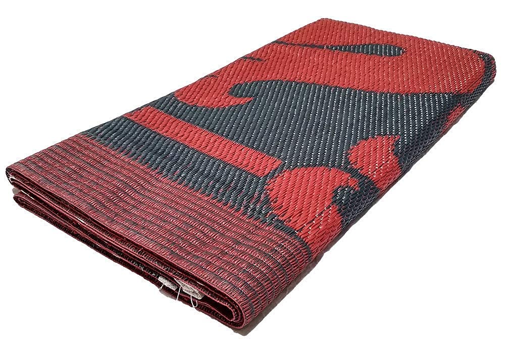 Multi Purpose Plastic Full Runner Floor Mat Chatai (Multicolor, 4 X 6 Feet)