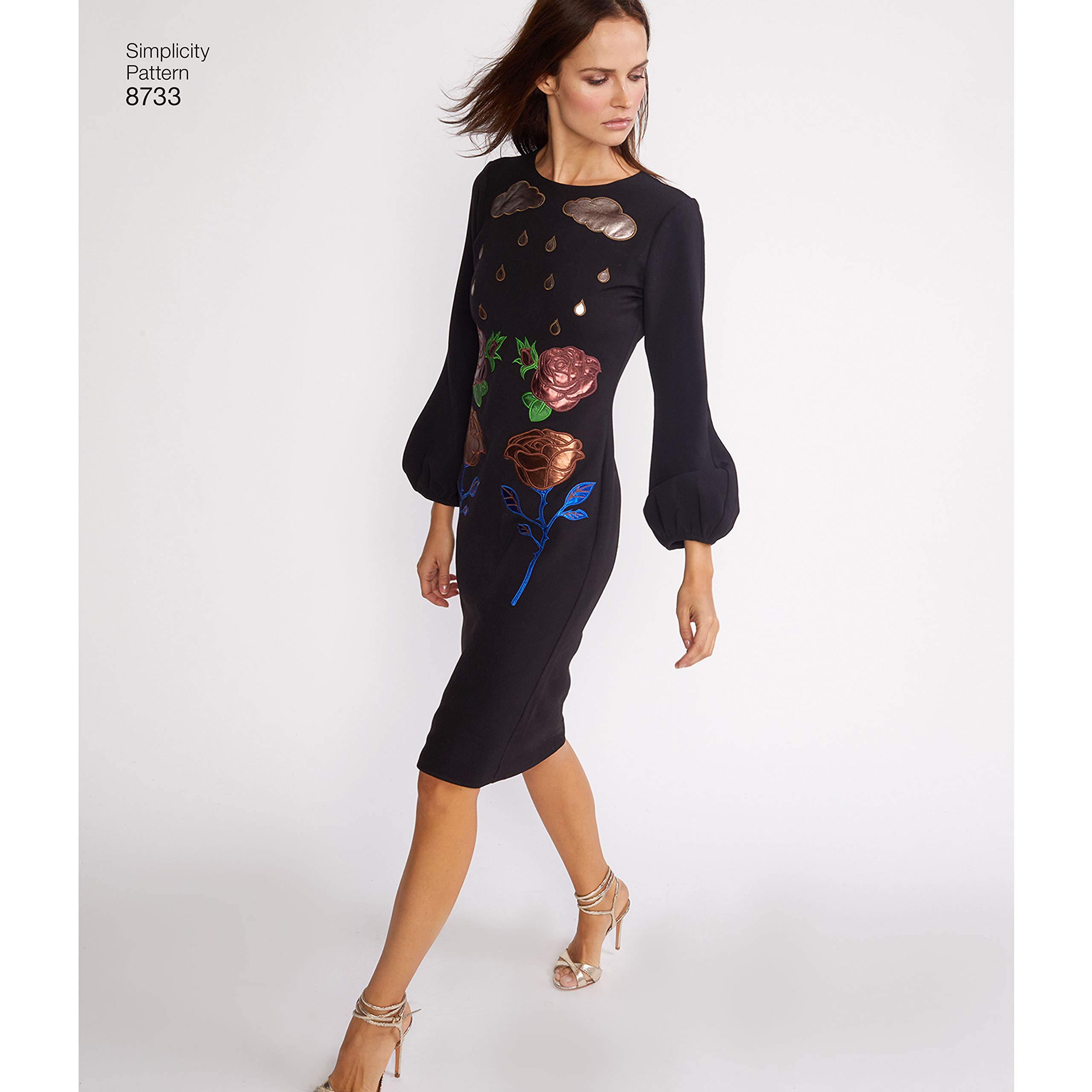black halo metallic dress Black Halo Elara Midi Dress in Espresso