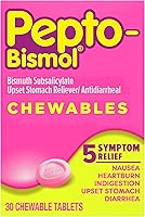 Vista 7 de Pepto Bismol Tabletas masticables de Pepto-Bismol, 30 ct
