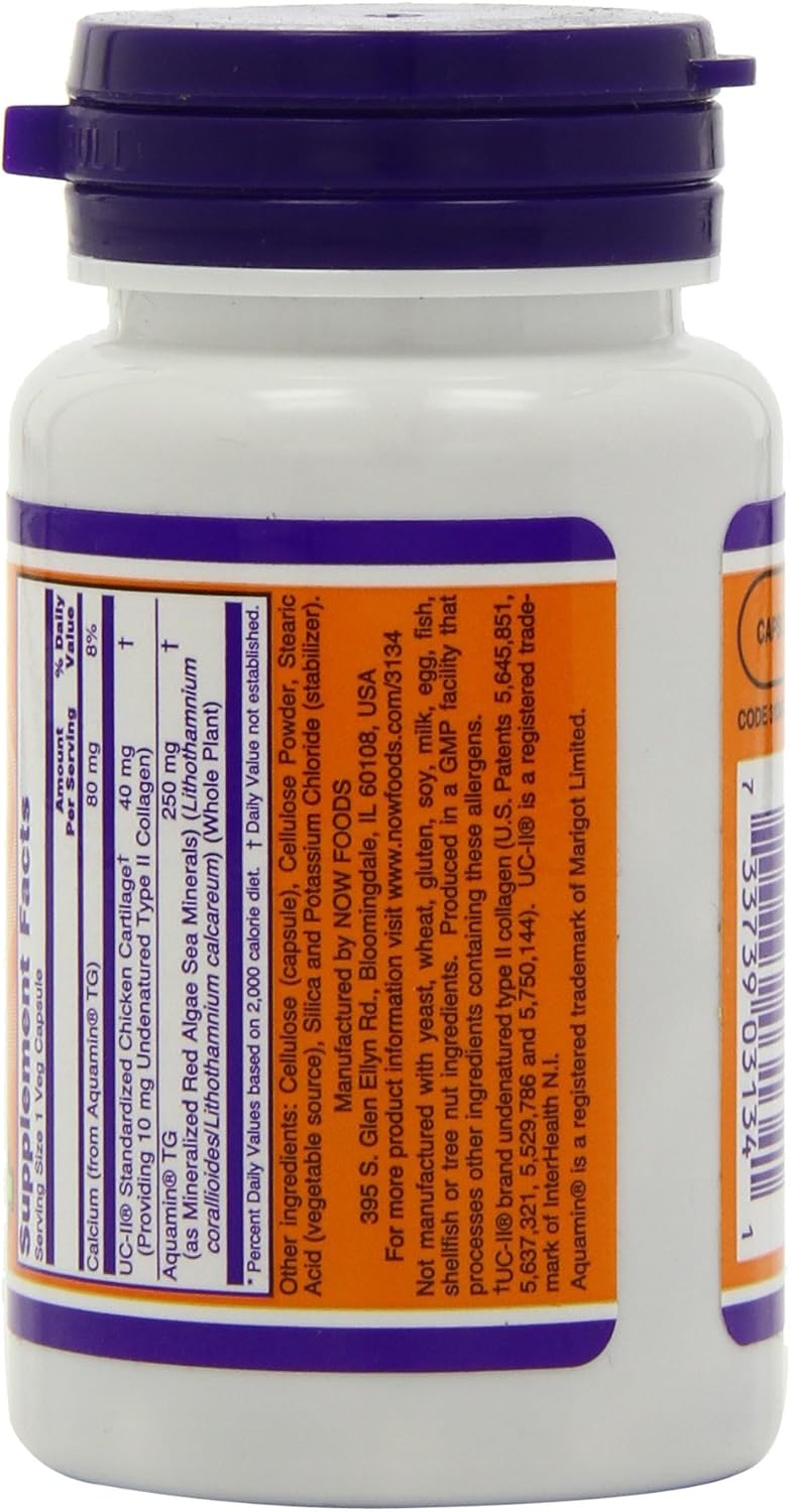 UC II Joint Health Undenatured Type II Collagen 60 VegiCaps (Pack of 2) - Image 4