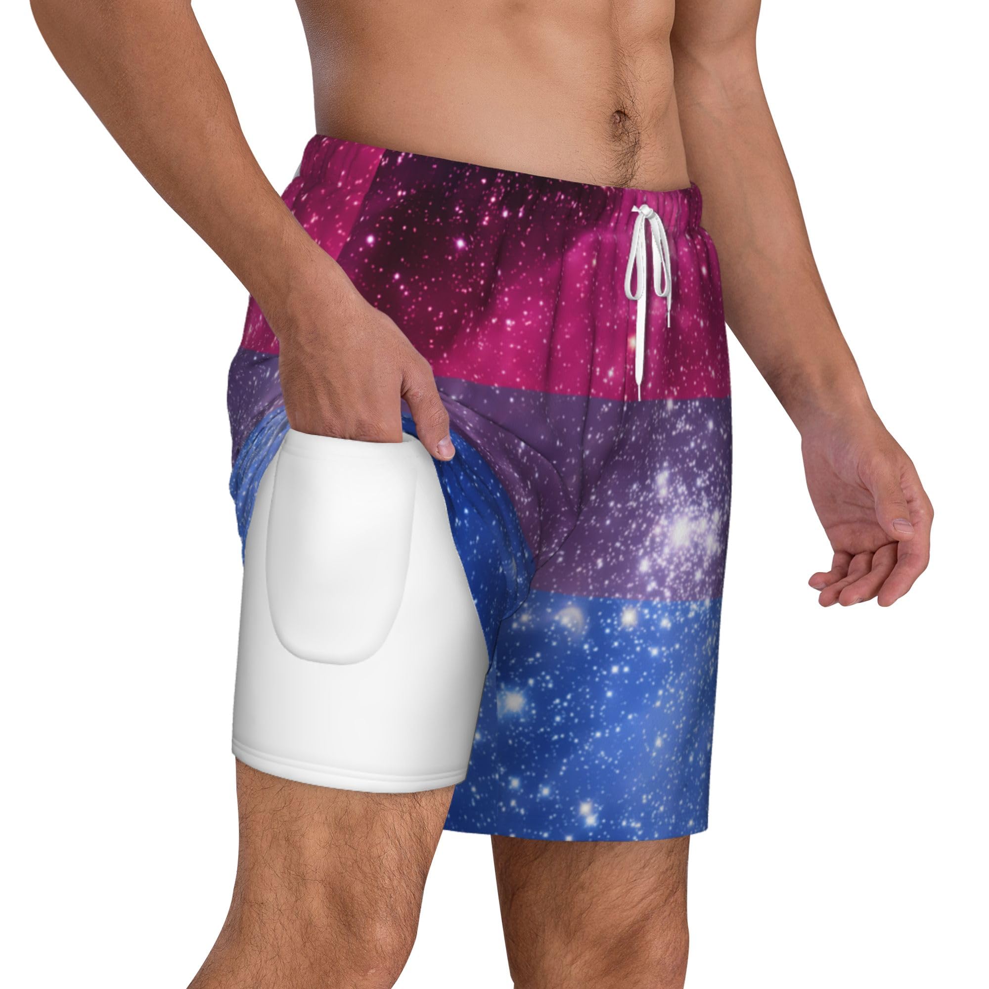 Maillot de bain pour homme avec doublure compression séchage rapide - 8