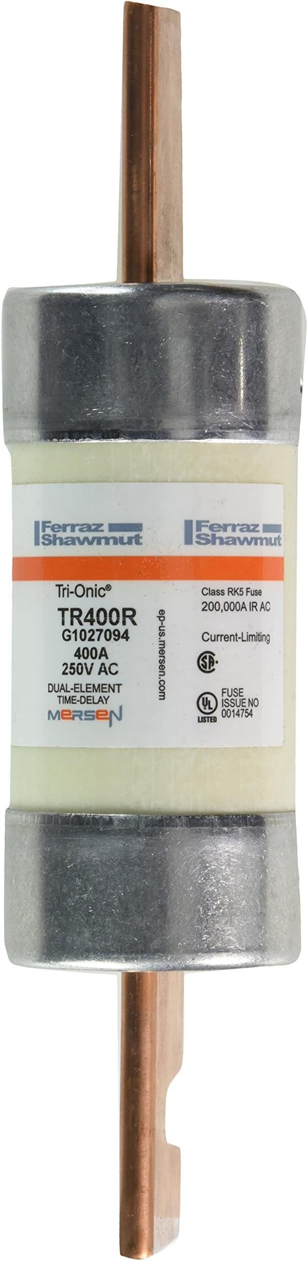 Fusible Gould Shawmut 400A Class RK5 250V AT-DE-400R - Reconditionné Testé