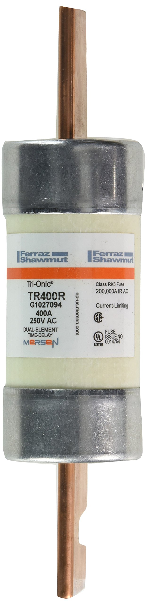 tr45 Gould TR400R 250V 400A 8 5/8X2 1/10 Rk5 Time Delay Fuse