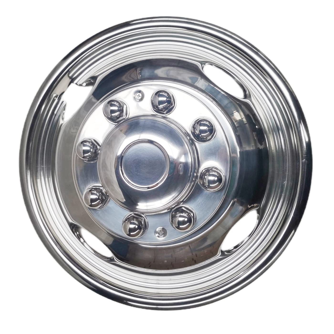 4pcs 16inch Stainless Steel Dually Wheel Simulators,Bolt On Wheel Cover