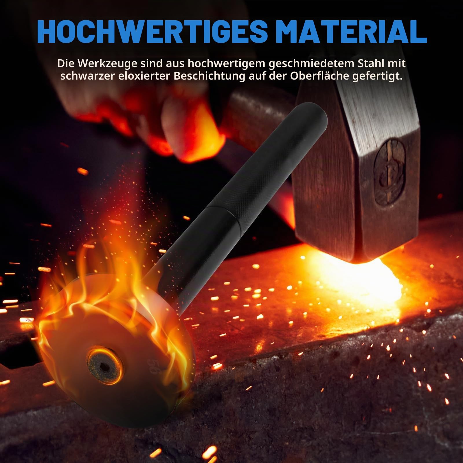FreeTec 52 TLG. Radlager Montagescheiben Radialdichtringen Buchsen Schalen Gummis Abzieher Druckstück Press Werkzeug Treibsatz 18–65 mm (Schwarz)
