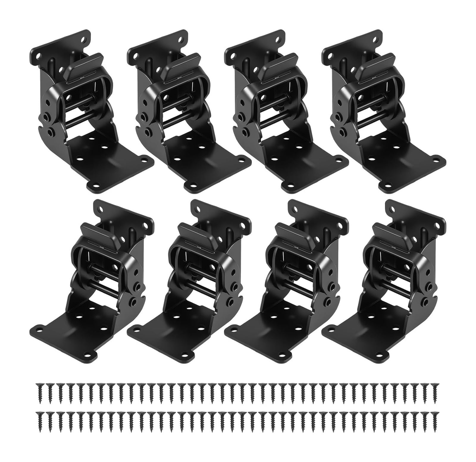 Charnière de verrouillage pliante autobloquante pour support de table rétractable 0-90° (8pcs)