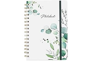 Cute Notebook Journal A5 Hardcover Notebook with Pockets for Women