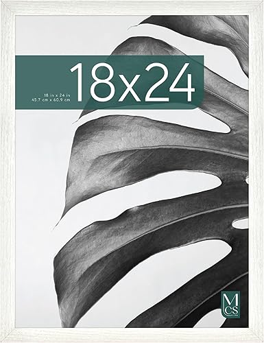 Vista 290 de MCS Studio Gallery Marco para póster de 16 x 24 pulgadas, imitación de veta de madera de color negro, colgar en horizontal o vertical, grande