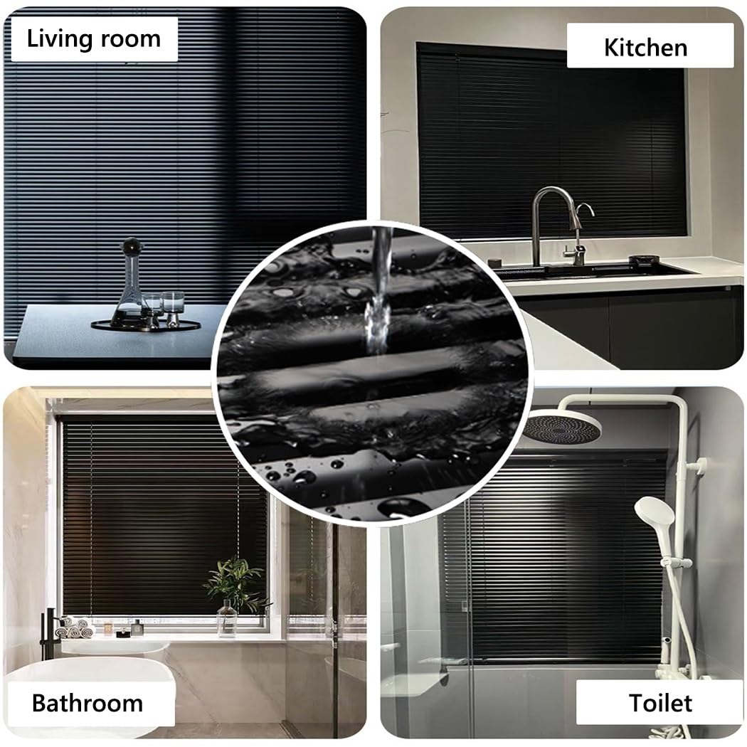 25.0mm Oscurante Tenda Veneziane Da Interno 35cm 50cm 88cm 105cm 130cm Veneziana In Alluminio Per Finestre Verandato Soggiorno Bagno