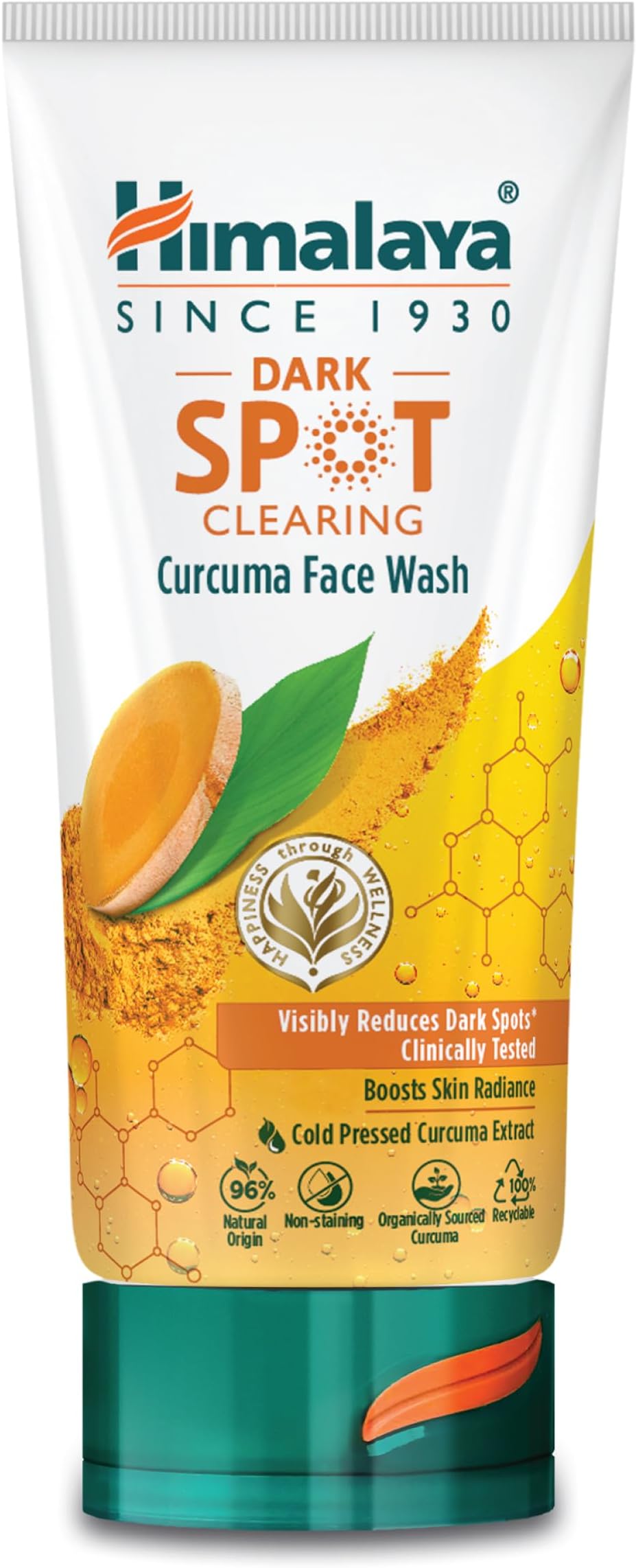 Dark Spot Clearing Curcuma Face Wash, Boosts Skin Radiance and Visibly Reduced Dark Spots 150ml