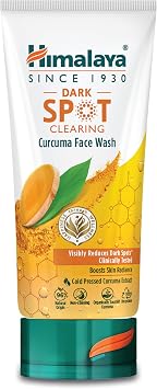 Himalaya Dark Spot Clearing Curcuma Face Wash, Boosts Skin Radiance and Visibly Reduced Dark Spots 150ml