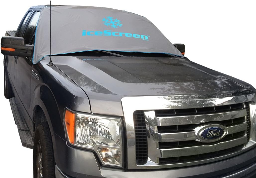 iceScreen ~ Magnetic Windshield Ice & Snow Cover - Pickup XL Grey
