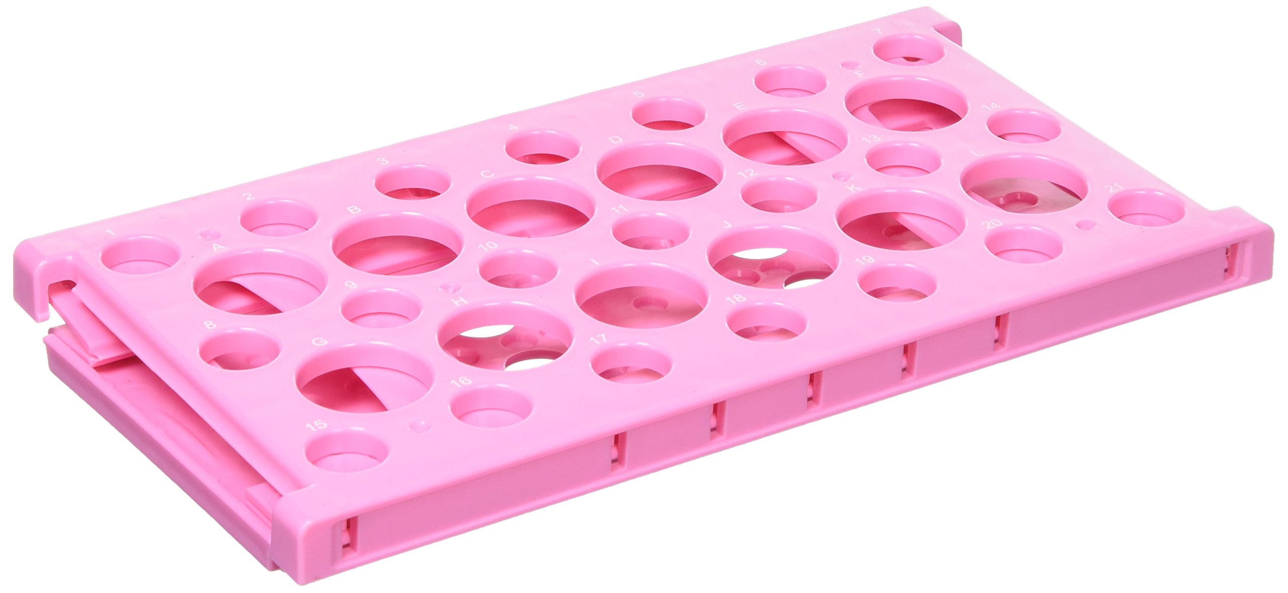 MoonLab Kombirack für Zentrifugenröhrchen, Faltbar, Rosa, 12/50ml Kapazität