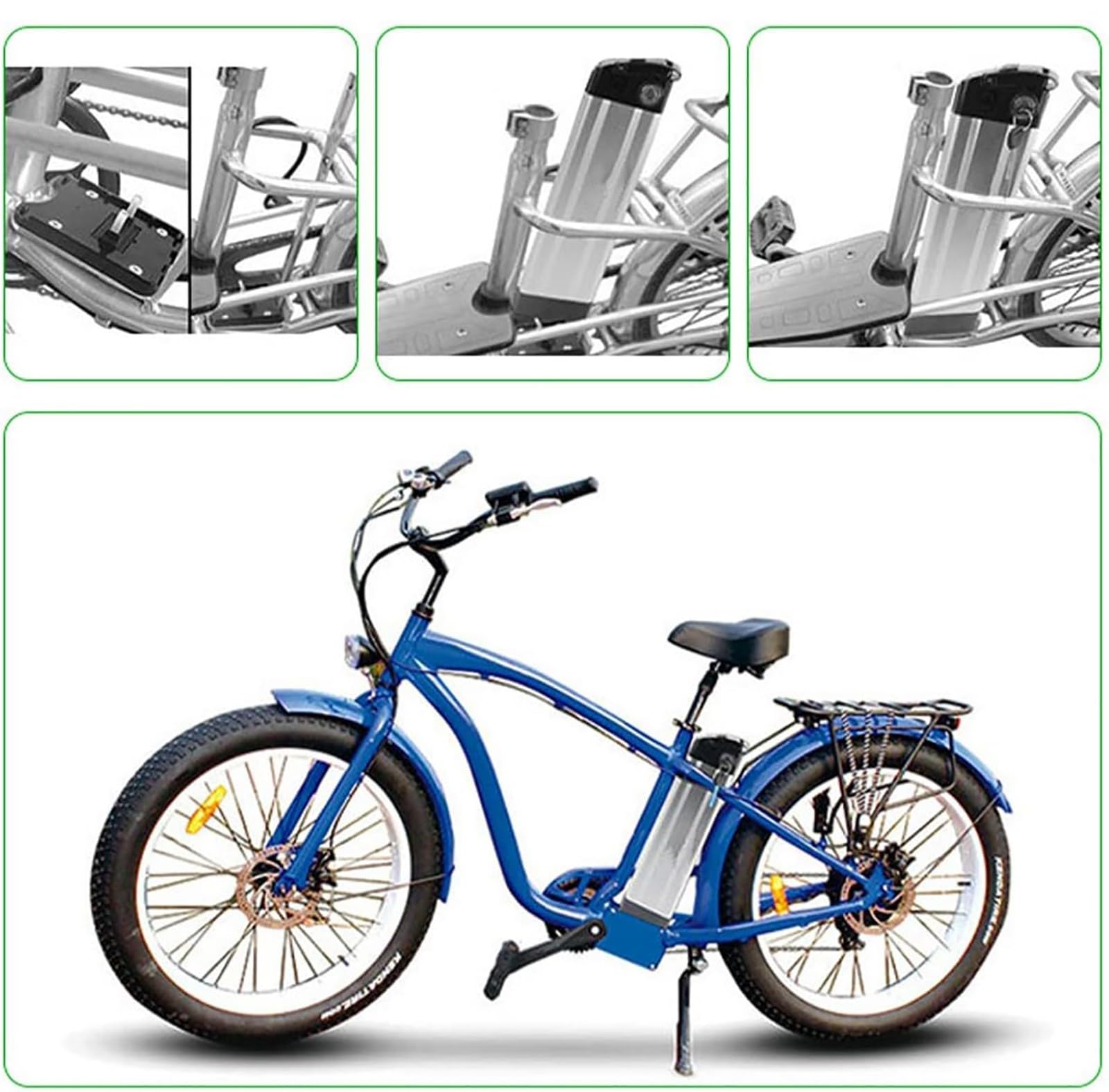 E-Bike Pedelec Akku 36V 10Ah 15Ah 18Ah 20Ah, Ebike Battery Pack 36V 10Ah 15Ah 18Ah 20Ah Rechargeable Battery Eingebauter BMS Mit Ladegerät Für 200W 500W 800W Motor