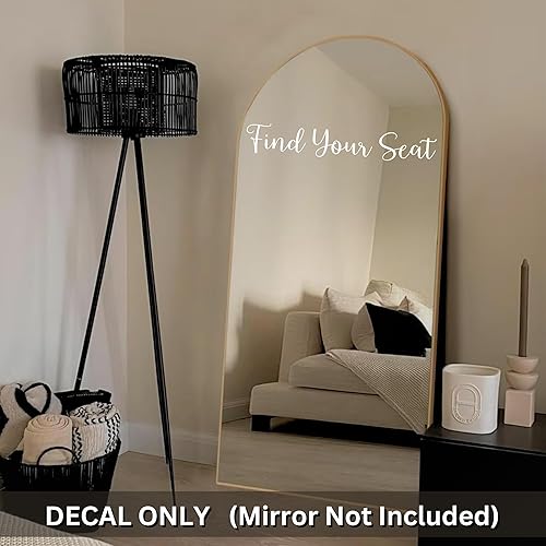 Miniatura 2 de Calcomanía de tabla de asientos de boda, decoración de letrero de boda, calcomanías de boda DIY, calcomanía de espejo para tabla de asientos, vinilo