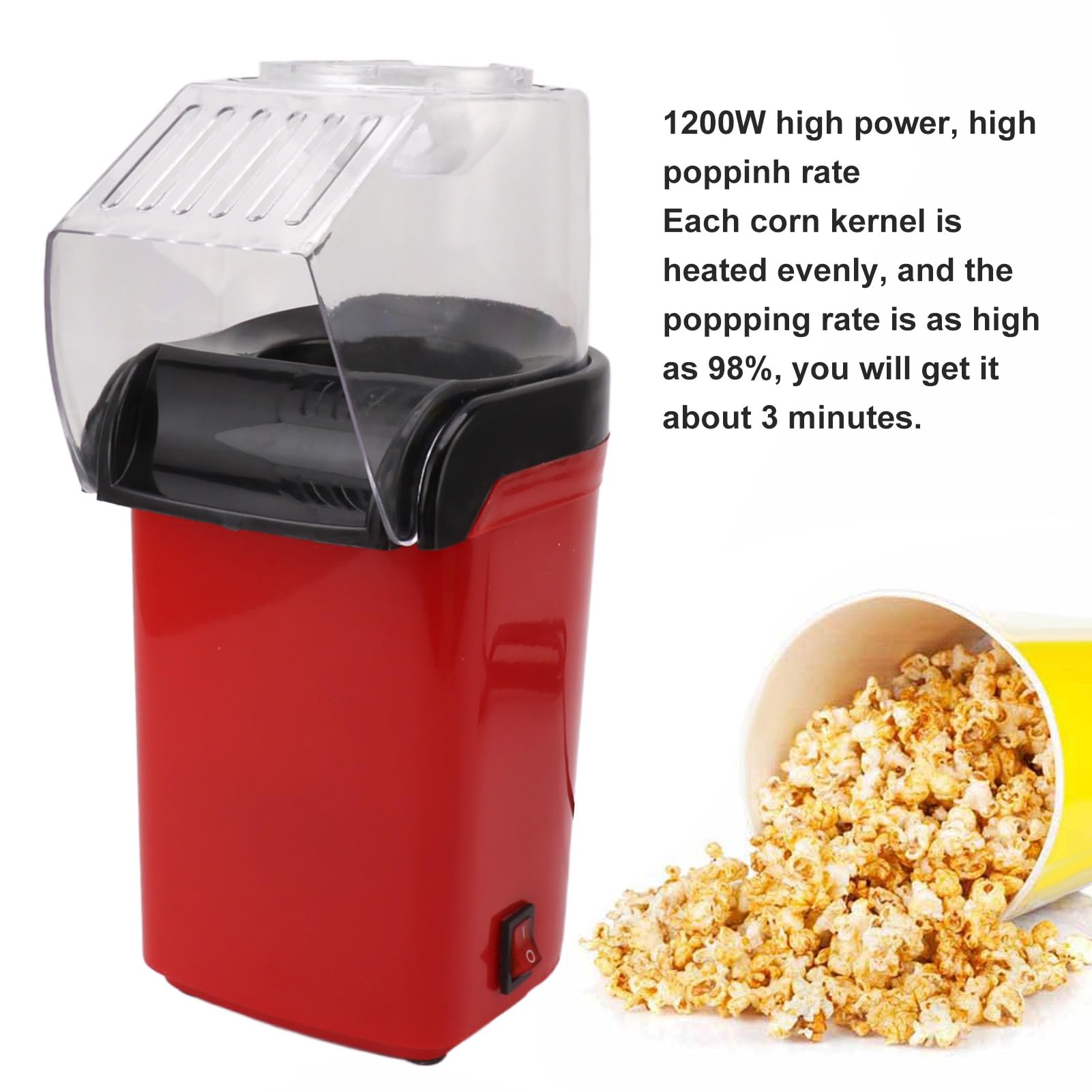 Hjemme Popcorn Maker Popcorn Machine Mini DIY Popcorn Machine Nieuwe