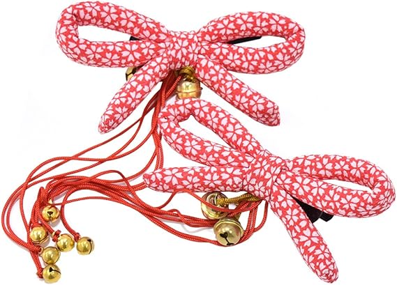 Amazon 七五三 髪飾り 訳あり 子供用 クリップ リボン鈴付 3歳 リボン キッズ 着物 浴衣 通販