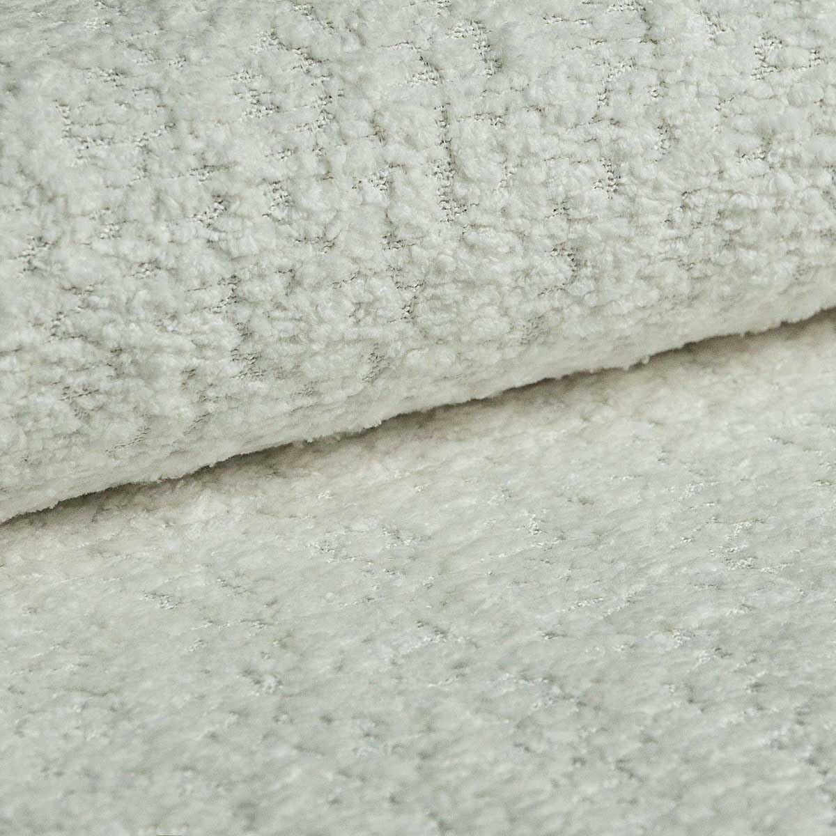 Ecksofa Eckcouch Sofa Couch 4 Sitzer Kratzfest Freistehend Rechts Massivholzfüße Braun Boucle Stoff Erik Weiß