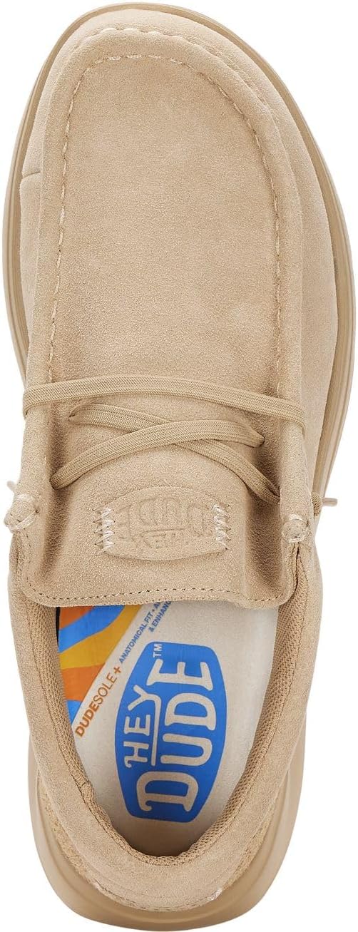 HEYDUDE Men's Wally Comf Suede Slip-On Loafers | Lightweight Men's Casual Shoes | Extra Plush Midsole Padding for Everyday Wear - Image 7