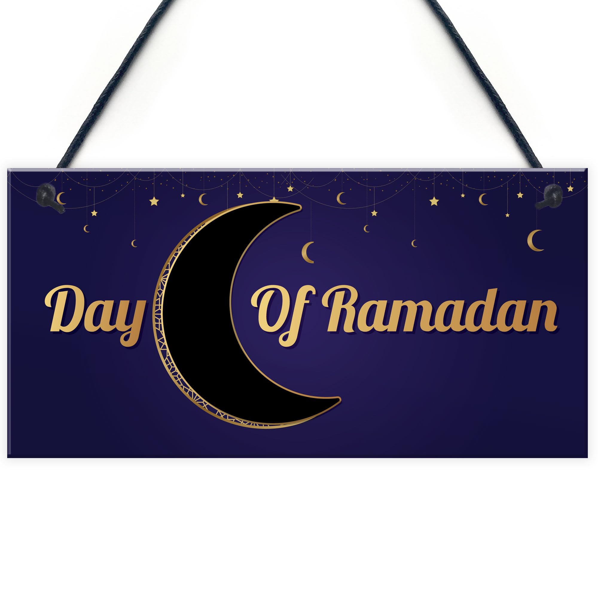Red Ocean Ramadan Sign, Ramadan Chalkboard Countdown Sign, Ramadan Decoration, Modern Ramadan Home Décor, Day Of Ramadan Chalkboard Sign, Hanging Home Sign