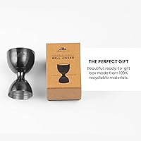 Vista 6 de A Bar Above Jigger de campana de alta calidad, jigger de cóctel doble de acero inoxidable 304 con 10 medidas internas, herramienta profesional Cobre