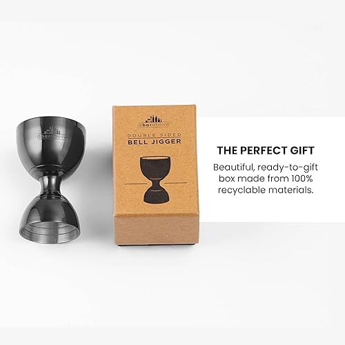 Miniatura 6 de A Bar Above Jigger de campana de alta calidad, acero inoxidable 304 doble jigger de cóctel con 10 medidas internas, herramienta de barra profesional