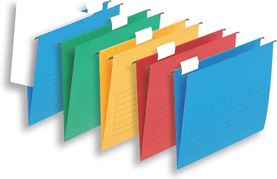 Elba, A4 Suspension Files, Assorted Colours, Folders 5