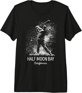 Golf Golfing Half Moon Bay Premium Tri-Blend T-Shirt