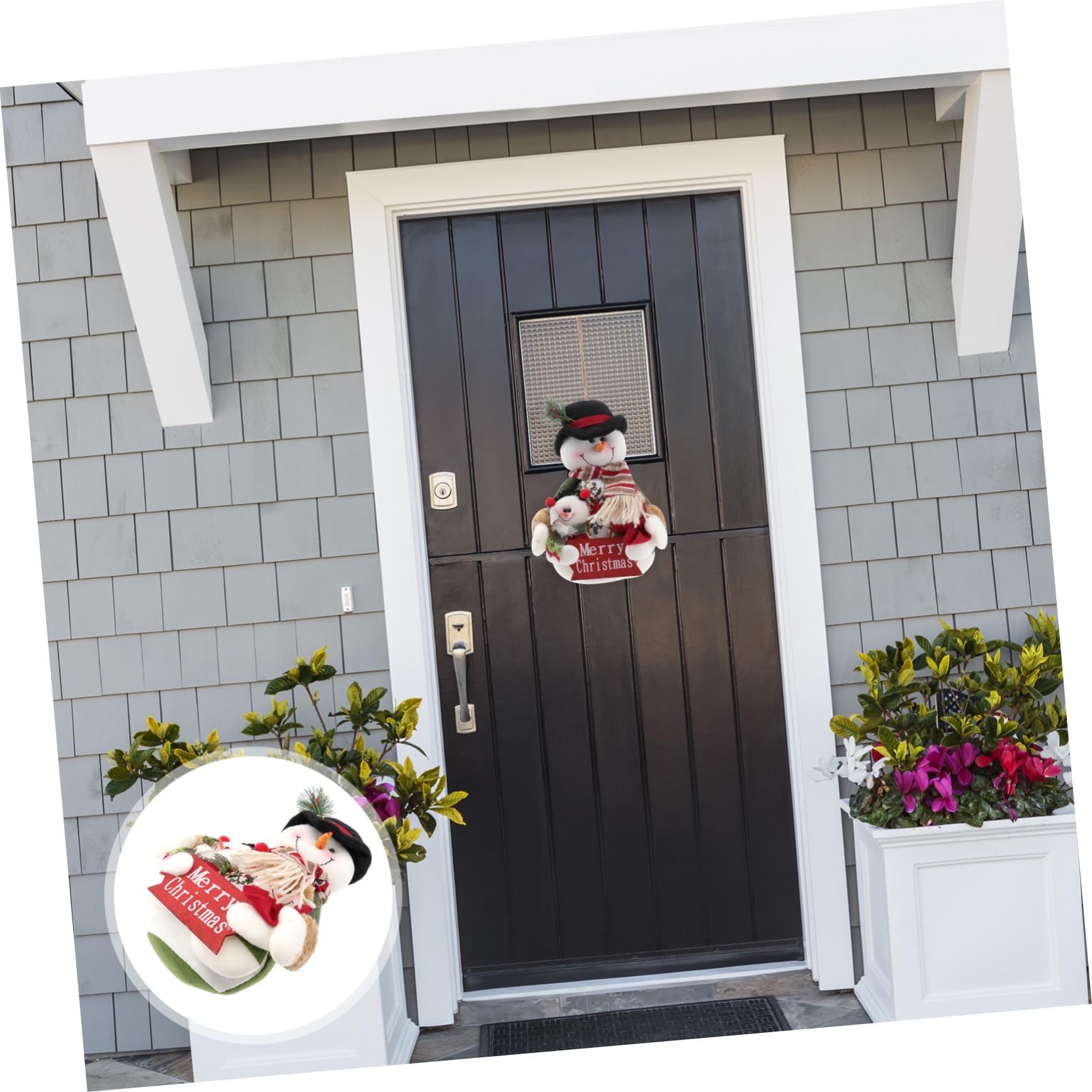 Abaodam 2 Piezas Estatuilla De Muñeco De Nieve De Peluche Muñecas De Decoración Navideña Muñeca De Papá Noel Decoracion Escritorio Topper De Escritorio Mayor Navidad Objetos Decorativos