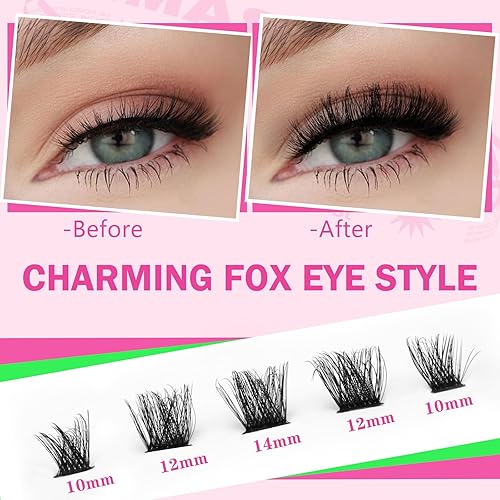 Miniatura 2 de zanlufly - Kit de extensión de pestañas esponjosas, kit de extensión de pestañas individuales con unión de pestañas y pestañas de sellado, kit de