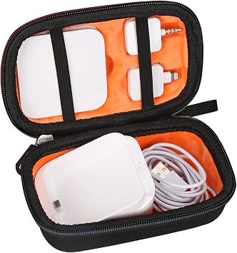 Mchoi Hard Case for Square Reader Dock, Portable EVA Travel Case, EVA Hard Shell, Shockproof & Semi-Waterproof, Carabiner & Hand Strap, for Square Reader Dock & Accessories