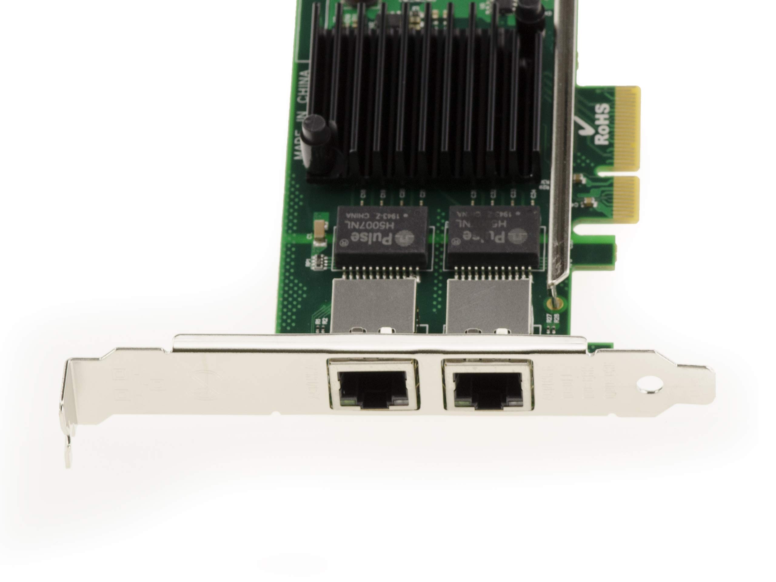 Scheda Di Rete PCIe Intel I350-T2 A 2 Porte Gigabit - Per Desktop E Server, Compatibile Con Windows, Linux, FreeBSD