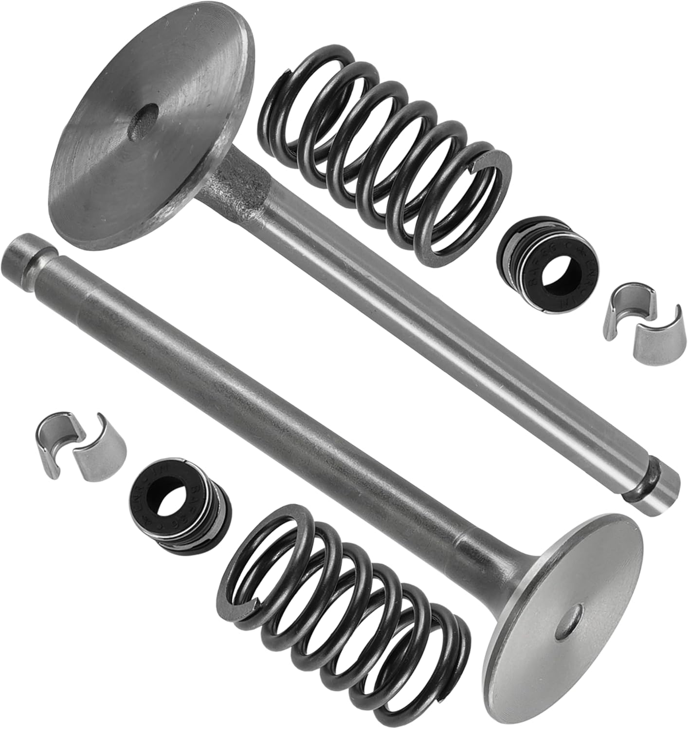 Caltric Intake and Exhaust Valve Kit Compatible with Kohler CH18-62520 CH18-62556 CH18-62565 CH18-62572 CH18-62579 CH18-62590 CH18-62594