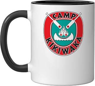 Disney Channel Bunk'd Camp Kikiwaka Ceramic Mug, Black/White