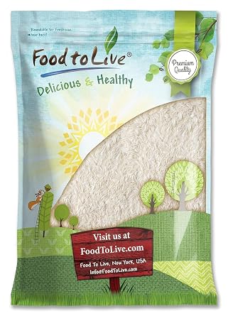 Food to Live Long Grain White Rice, 10 Pounds Raw, Vegan, Kosher. Easy to Cook. Stays Separate and Fluffy. Rich in Iron and Low in Fat. Great as Side Dish. Perfect for Stuffing, Pilafs, and Salads