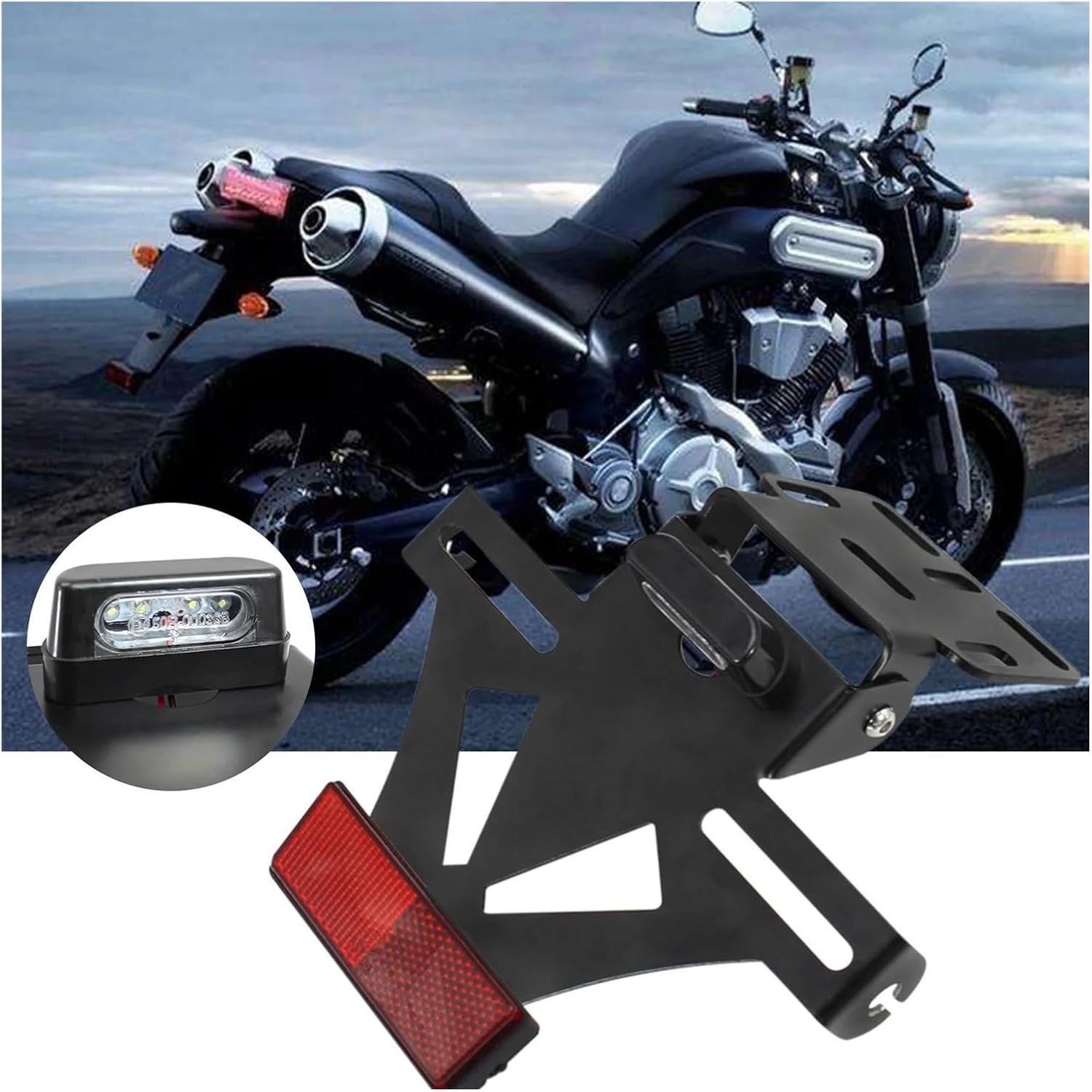 for Ka&wasaki Z750 Z800 Z900 Z1000 NI&NJA 400 License Plate Frame Rear Motorcycle Accessories image 4