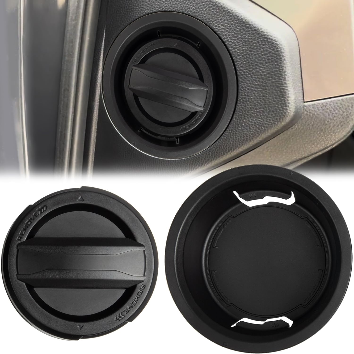 Driver Side Dash Storage Case Compatible with 2024-26 Toyota Tacoma 4Runner, 2026 RAV4 Woodland Replace PT944-35242