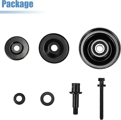 Miniatura 7 de X AUTOHAUX 97834-29010 Polea de tensión de la correa de transmisión del coche para Hyundai Accent Elantra Tiburon Tucson 1995-2012 para Kia Soul