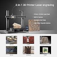 Vista 5 de Snapmaker 2.0 A350T 3D Printer 3 in 1 with 3D Printing Laser Engraving CNC Carving,Modular Design,3 in 1 Software,Large Printing