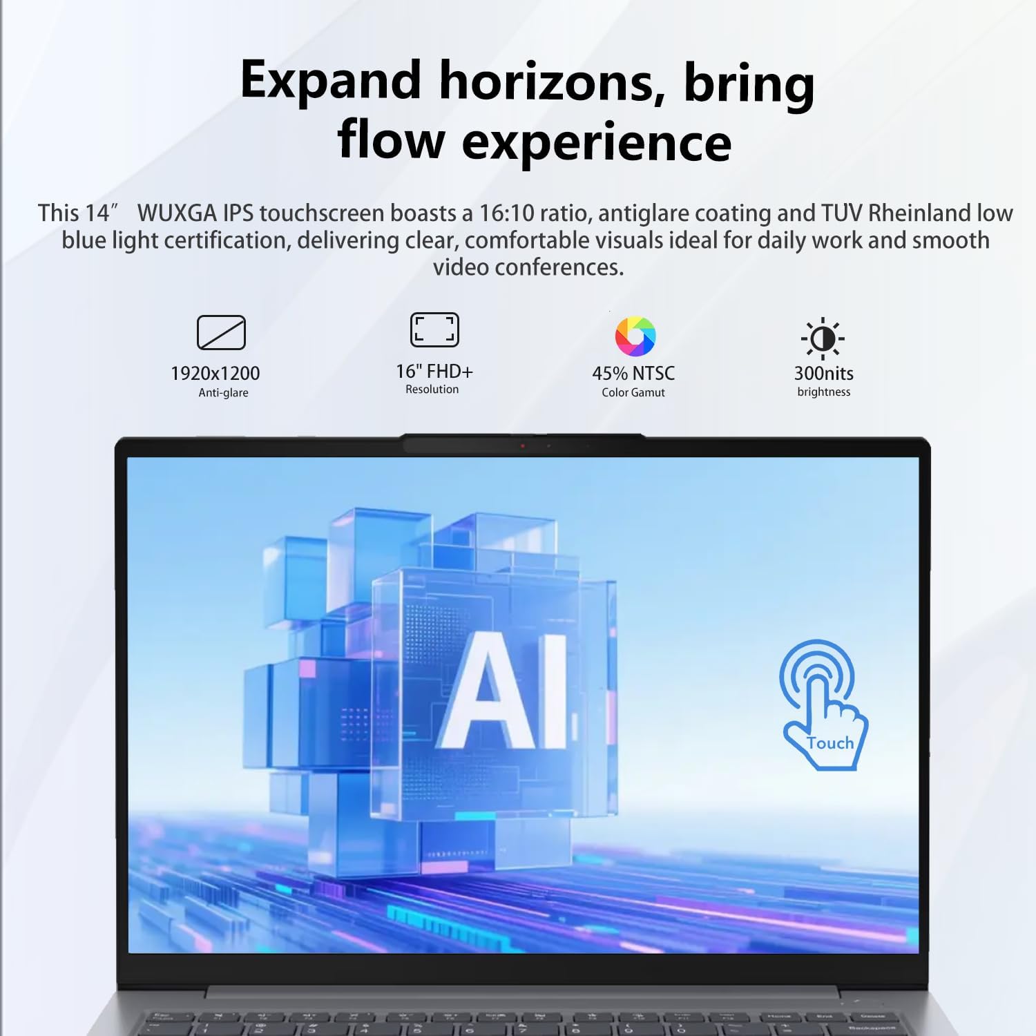 Lenovo ThinkBook 14 Business Laptop, 14" FHD+ Touchscreen, AMD Ryzen 7 170, 64GB DDR5 RAM, 2TB SSD, Fingerprint Reader, 1080p IR Camera, HDMI, Wi-Fi 6, Windows 11 Pro, Bundle w/ 7-in-1 Hub