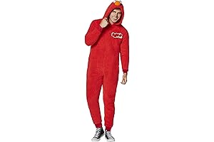 Officially Licensed Sesame Street Adult Elmo Costume Union Suit | One Piece...