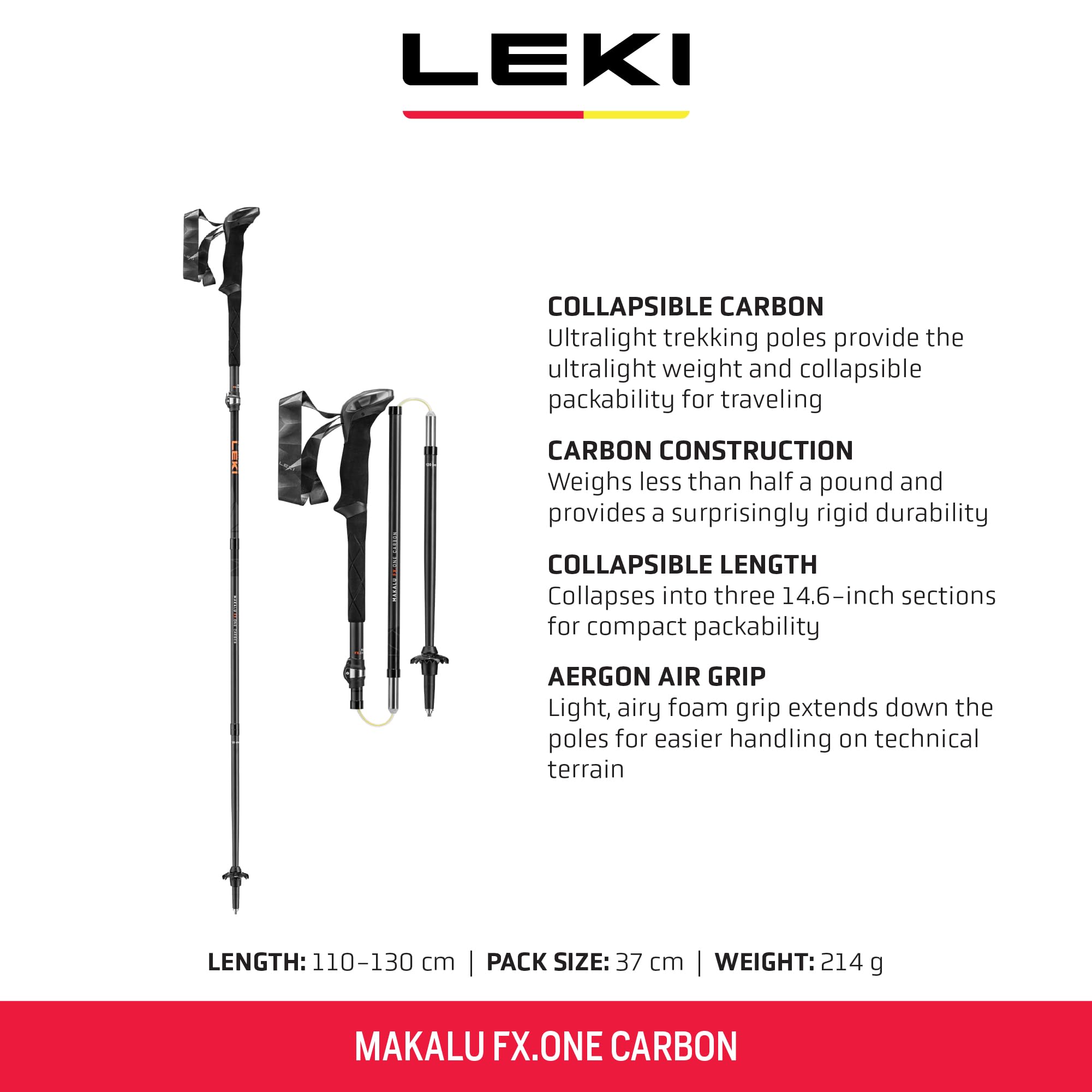 LEKI Makalu FX.One Carbon kijki trekkingowe